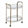 Best Pirce ⌛ Benzara Starla Contemporary Serving Cart In Bronze 👍 -Benzara Sales Store unnamed file 6971