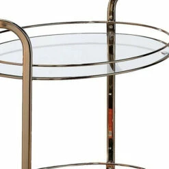Best Pirce ⌛ Benzara Starla Contemporary Serving Cart In Bronze 👍 -Benzara Sales Store unnamed file 6973