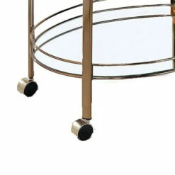 Best Pirce ⌛ Benzara Starla Contemporary Serving Cart In Bronze 👍 -Benzara Sales Store unnamed file 6974