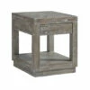 Deals 🔔 Benzara Acacia Wood End Table With One Drawer And One Shelf, Gray 🔔 -Benzara Sales Store unnamed file 7184