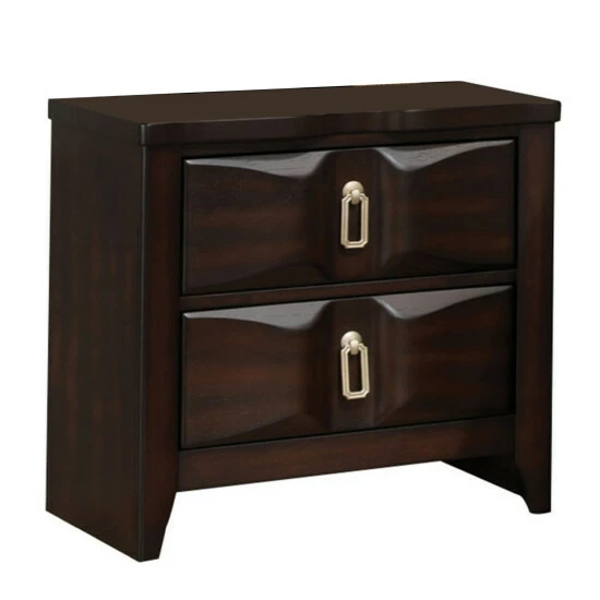 Best deal ๐ Benzara Transitional Style Wood Nightstand With 2 Drawers, Espresso Brown ๐ 3 Best deal ๐ Benzara Transitional Style Wood Nightstand With 2 Drawers, Espresso Brown ๐