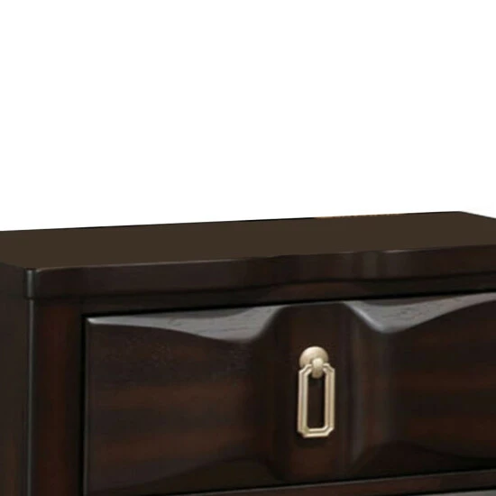 Best deal ๐ Benzara Transitional Style Wood Nightstand With 2 Drawers, Espresso Brown ๐ 5 Best deal ๐ Benzara Transitional Style Wood Nightstand With 2 Drawers, Espresso Brown ๐ - Image 3