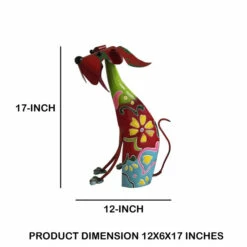 Cheapest 🛒 Benzara 17 Inch Decorative Metal 🐕 Dog Sculpture, Multicolor 🎁 -Benzara Sales Store unnamed file 7257
