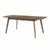 Promo ❤️ Benzara Rectanglular Wooden Dining Table With Round Corners, Walnut Brown 🧨 -Benzara Sales Store unnamed file 7335