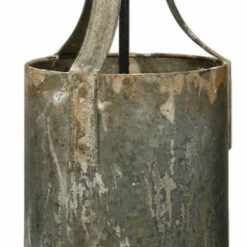 Hot Sale 🥰 Benzara 8 Inch Rustic Chandelier Pendant Light, Iron, Vintage Aged Galvanized Gray 🌟 -Benzara Sales Store unnamed file 7466