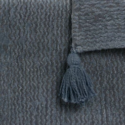 Buy 🤩 Benzara 70 Inch Cotton Throw Blanket, Woven Textured Pattern, Tassels, Heather Gray 🛒 -Benzara Sales Store unnamed file 7515