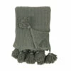Promo ✨ Benzara Dee 50 X 70 Soft Cotton Throw Blanket, Knitted Design, Woven Tassels, Gray ✔️ -Benzara Sales Store unnamed file 7553