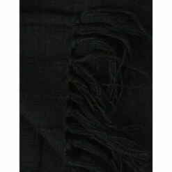 Hot Sale 🌟 Benzara Troy 50 Inch Soft Cotton Throw Blanket, Classic Raised Striped Design Black 😉 -Benzara Sales Store unnamed file 7561