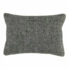 Flash Sale 👍 Benzara 14 X 20 Rectangular Accent Throw Pillow, Piped Edges, Marled Gray Green 💯 -Benzara Sales Store unnamed file 7813