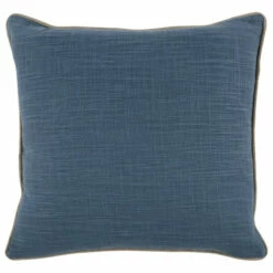 Deals 😍 Benzara 20 X 20 Throw Pillow, Chevron Pattern, Cotton Linen Blend, Blue, White 👏 -Benzara Sales Store unnamed file 7826