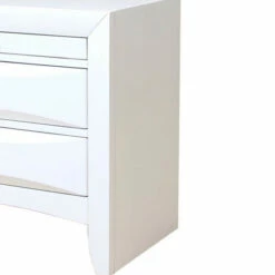 Flash Sale ❤️ Benzara Contemporary 3 Drawer Wood Nightstand By Ireland, White ✔️ -Benzara Sales Store unnamed file 8237