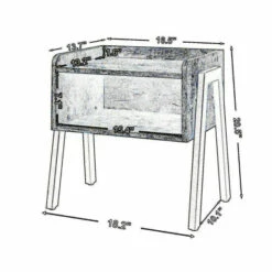 Top 10 🎁 Benzara Wooden Stackable End Table With Flared Metal Support, Brown And Black 😉 -Benzara Sales Store unnamed file 8304