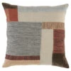 Budget 🎁 Benzara 22 Inch Square Accent Throw Pillow, Modern Patchwork, Beige Multicolor 🔥 -Benzara Sales Store unnamed file 8355