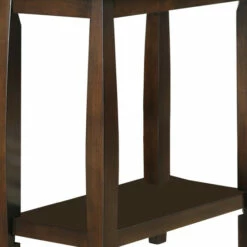 Budget 🔥 Benzara Elegant Wooden Chair Side Table, Brown 👍 -Benzara Sales Store unnamed file 836