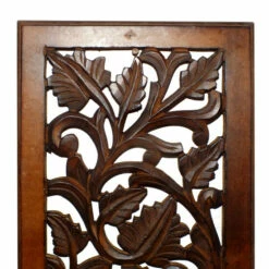 Top 10 😍 Benzara Mango Wood Wall Panel Hand Crafted With Leaves And Scroll Work Motif, Brown 🌟 -Benzara Sales Store unnamed file 8469