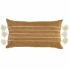 Coupon 🥰 Benzara Karen 14 X 26 Lumbar Throw Pillow, Tassels, Light Brown With White Stripes 💯 -Benzara Sales Store unnamed file 8588