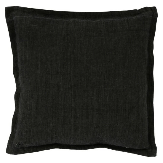 Best Pirce 😉 Benzara Pixie 22 X 22 Square Soft Fabric Accent Throw Pillow, Flange Edges, Black ❤️ 3 Best Pirce 😉 Benzara Pixie 22 X 22 Square Soft Fabric Accent Throw Pillow, Flange Edges, Black ❤️