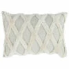 Best Sale 😉 Benzara 14 X 20 Lumbar Linen Accent Throw Pillow, Tufted Diamond Pattern, Ivory - White 👏 -Benzara Sales Store unnamed file 8720
