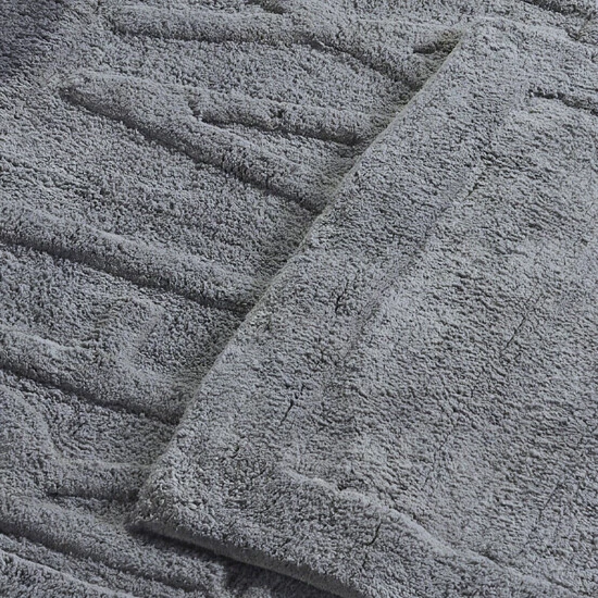 Promo โจ Benzara Veria 2 Piece Bath Mat With RELAX Sculpted Details, The Urban Port, Black ๐ 5 Promo โจ Benzara Veria 2 Piece Bath Mat With RELAX Sculpted Details, The Urban Port, Black ๐ - Image 3