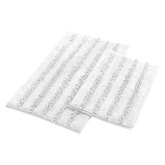 Best Sale โ Benzara Veria 2 Piece Bath Mat With Textured Loops Details The Urban Port, White ๐ 3 Best Sale โ Benzara Veria 2 Piece Bath Mat With Textured Loops Details The Urban Port, White ๐