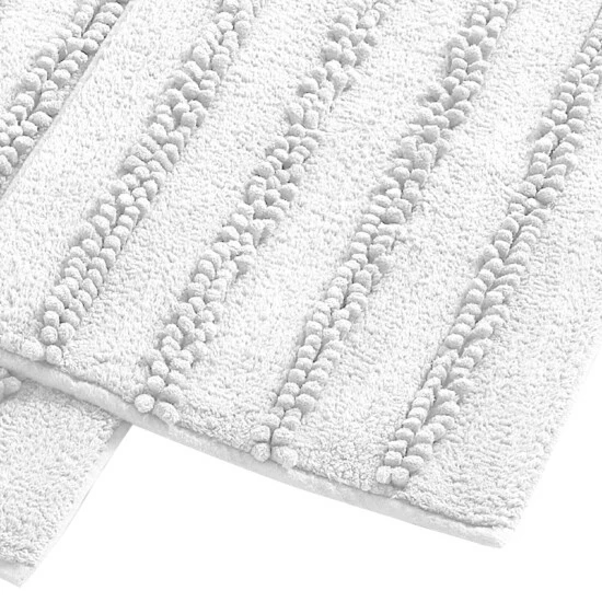 Best Sale โ Benzara Veria 2 Piece Bath Mat With Textured Loops Details The Urban Port, White ๐ 6 Best Sale โ Benzara Veria 2 Piece Bath Mat With Textured Loops Details The Urban Port, White ๐ - Image 4