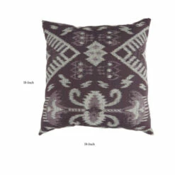 Brand new 🎁 Benzara Contemporary Style Set Of 2 Throw Pillows, Purple, White 🥰 -Benzara Sales Store unnamed file 9155